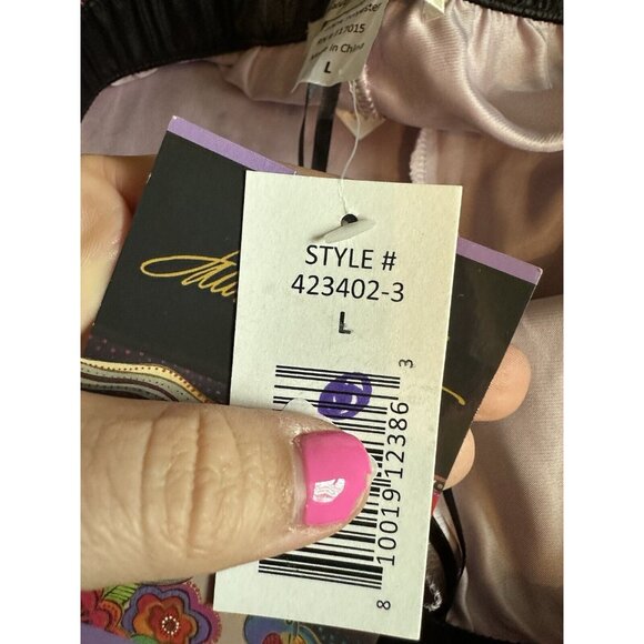 Laurel Burch by Galleria Women's Pajama Pants, Mikayla, Fuchsia - Picture 5 of 7